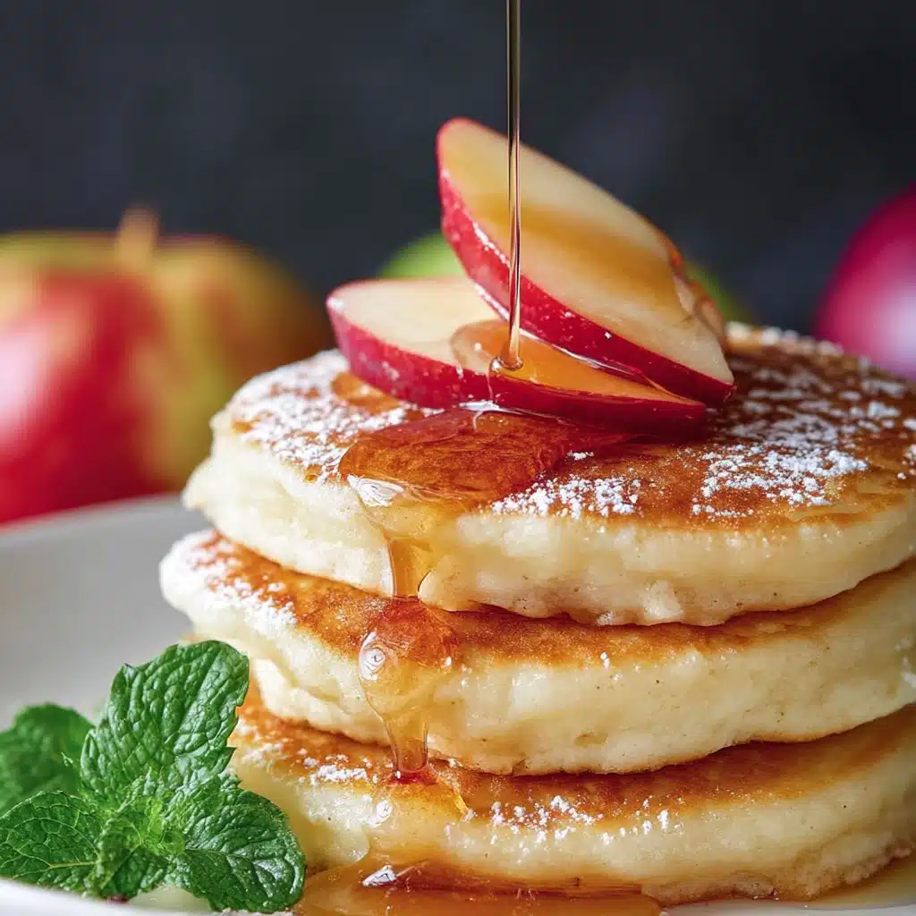 Farmers Cheese Pancakes with Apple (Syrniki) Recipe - Recipe Image