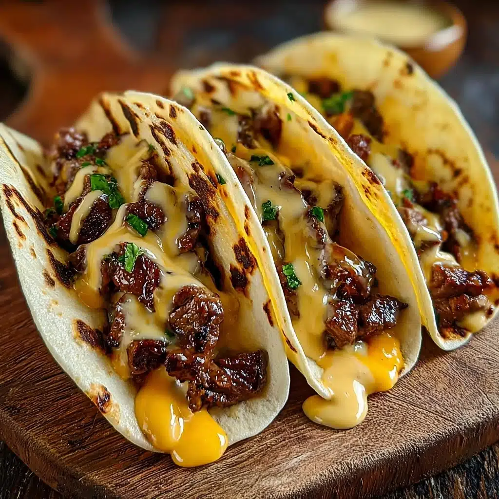 Garlic Butter Honey BBQ Beef Tacos Recipe