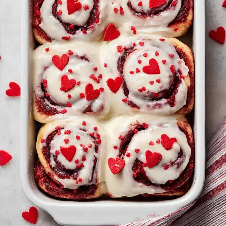 Red Velvet Cinnamon Rolls Recipe