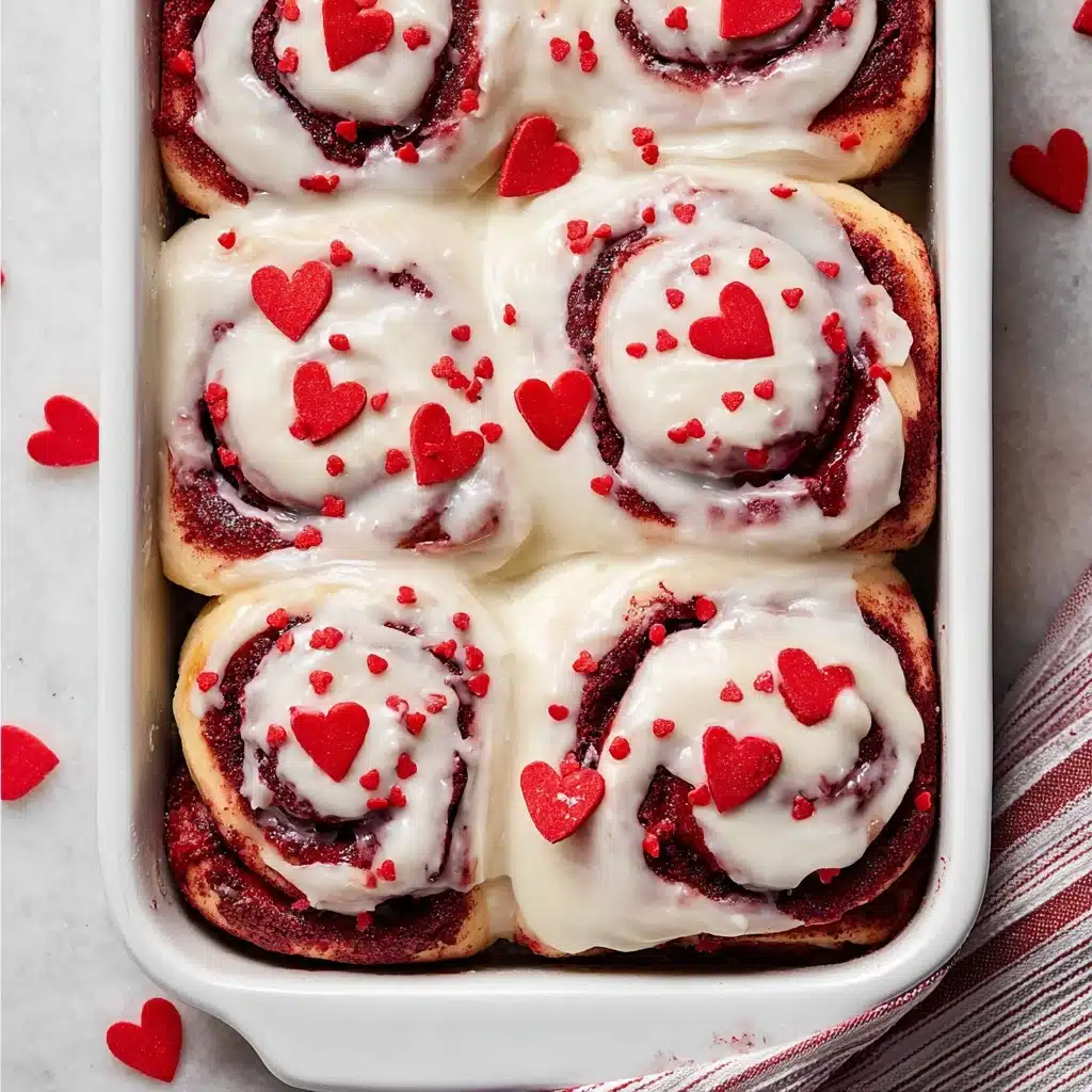 Red Velvet Cinnamon Rolls Recipe
