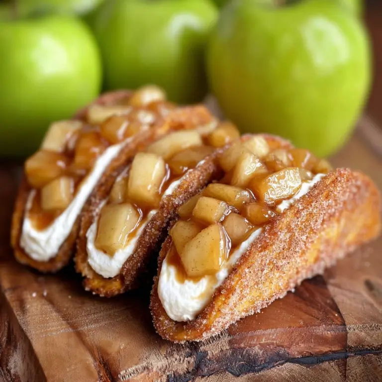 Apple Cheesecake Tacos Recipe