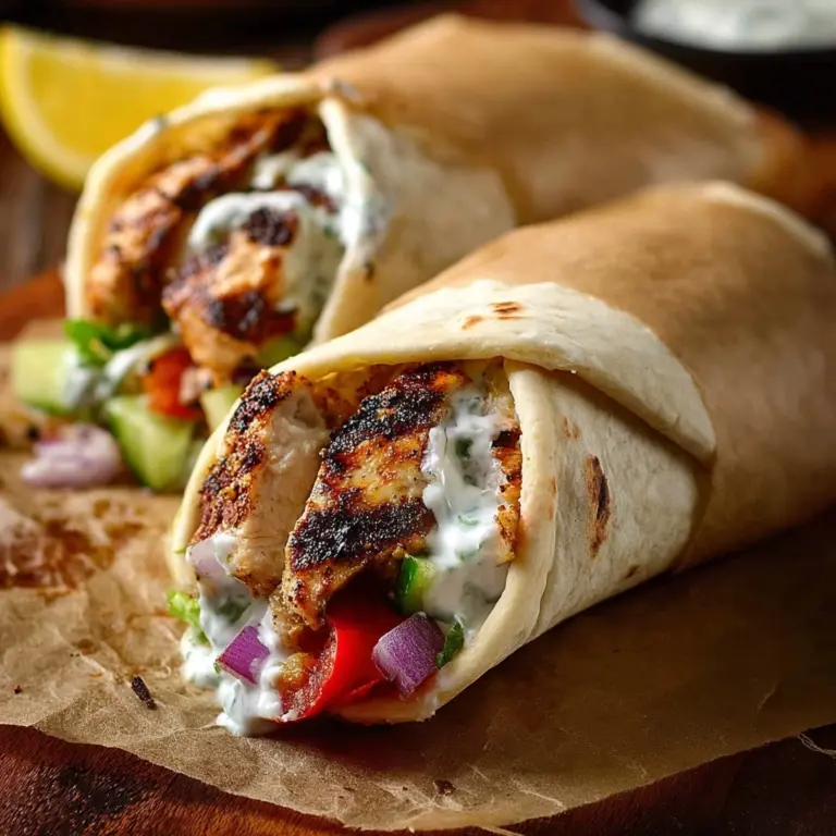 Greek Chicken Gyros with Tzaziki Recipe