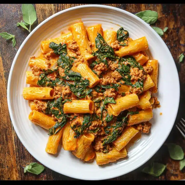 Creamy Sausage Rigatoni (One-Pot, 30-Minute Meal) Recipe