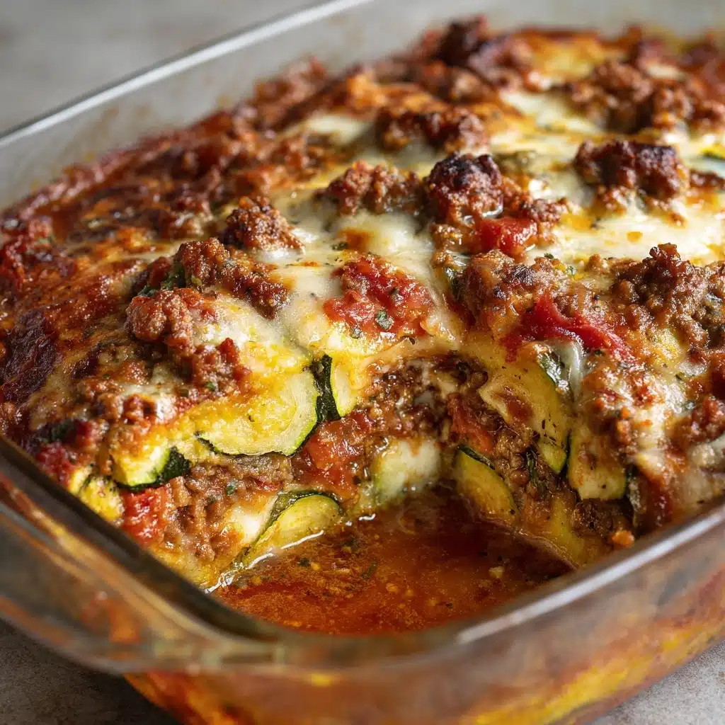 Ground Beef Zucchini Casserole Recipe - Recipe Image