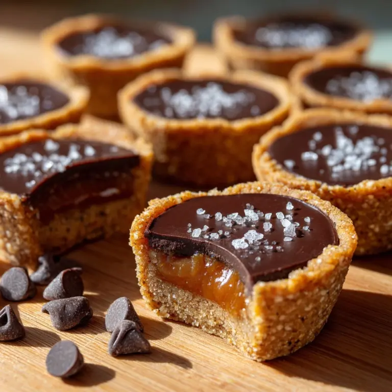 Healthy Twix Cookie Cups (Vegan, Paleo) Recipe