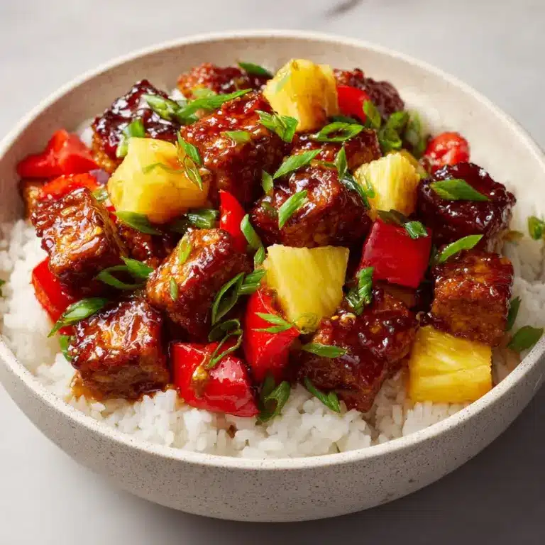 Vegan Pineapple Tofu Recipe