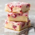 Strawberry Lemon Blondies Recipe