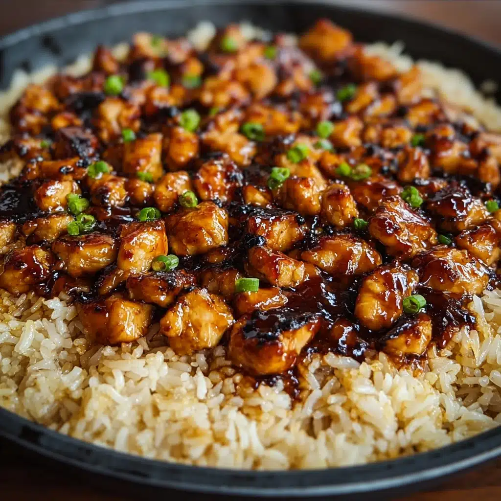 Honey BBQ Chicken Rice Recipe