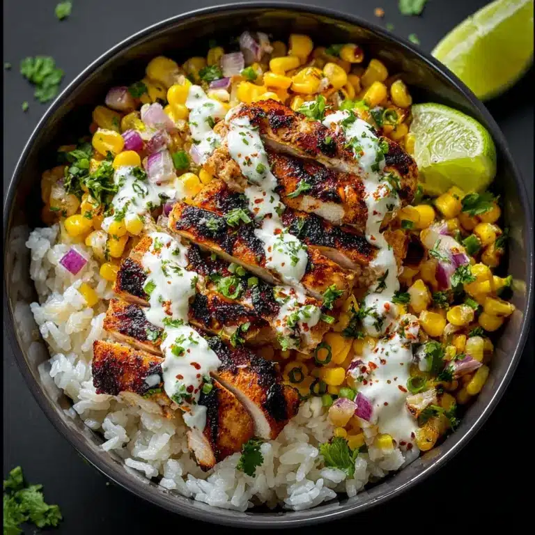 Easy Street Corn Chicken Rice Bowl Recipe
