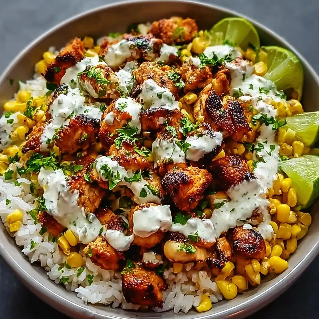 Street Corn Chicken Rice Bowl Recipe - Recipe Image