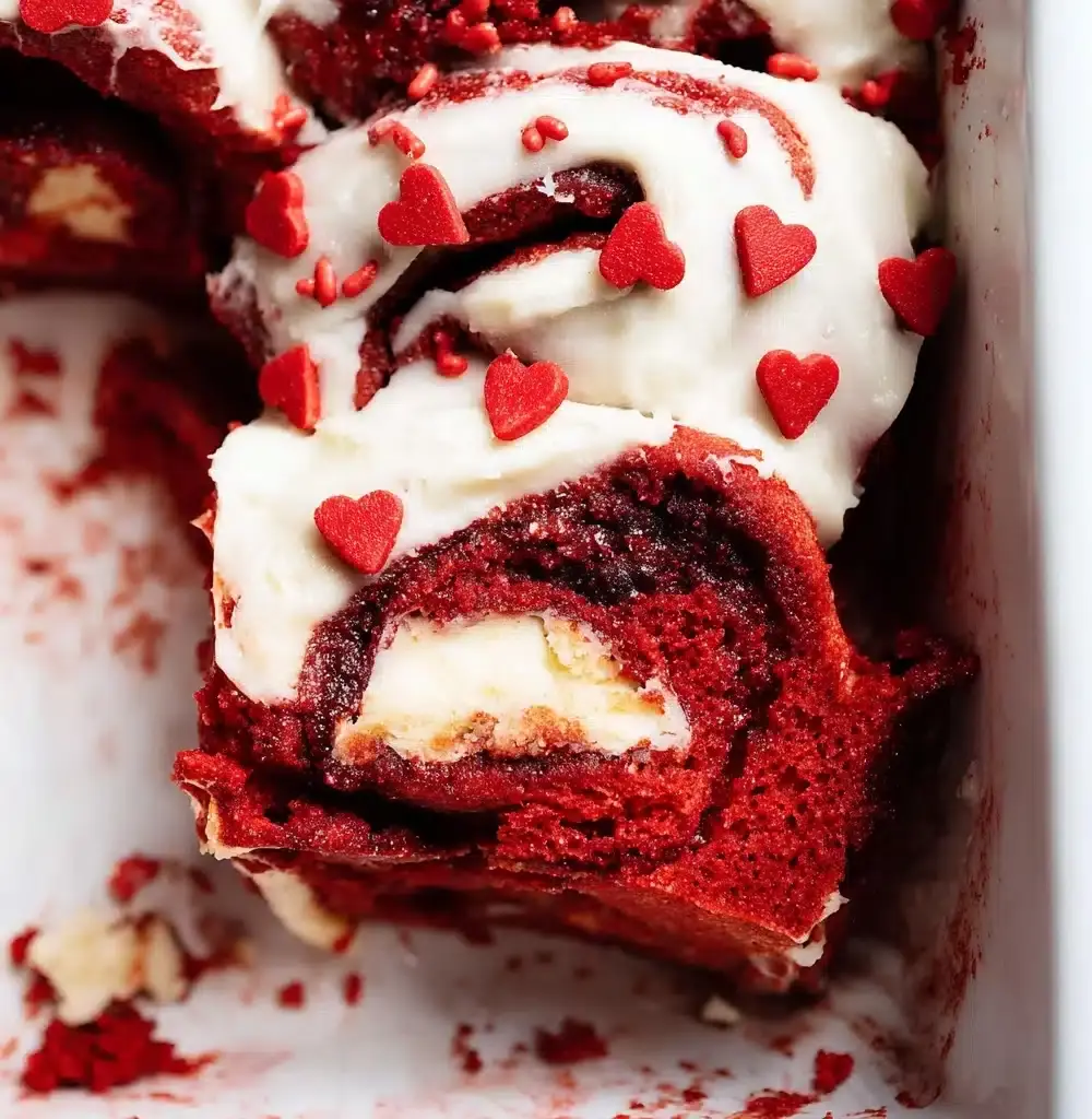 Red Velvet Cinnamon Rolls Recipe