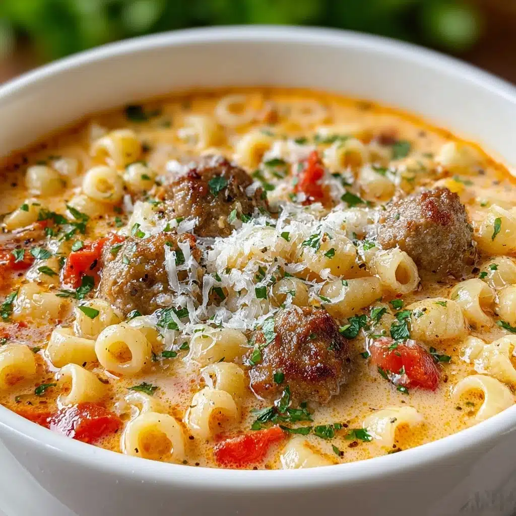 Creamy Italian Sausage Soup Recipe - Recipe Image