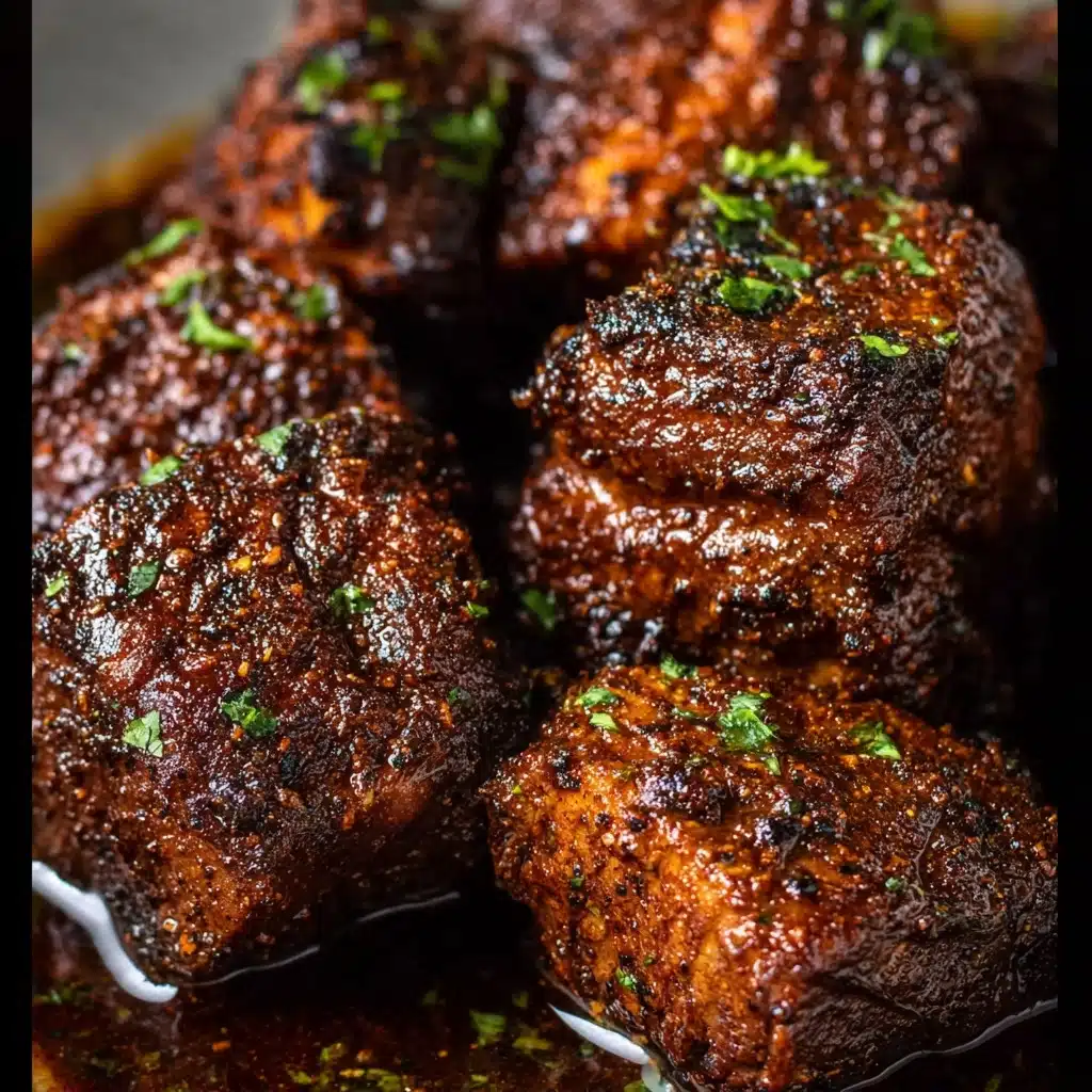 Cajun Garlic Butter Steak Bites Recipe - Recipe Image