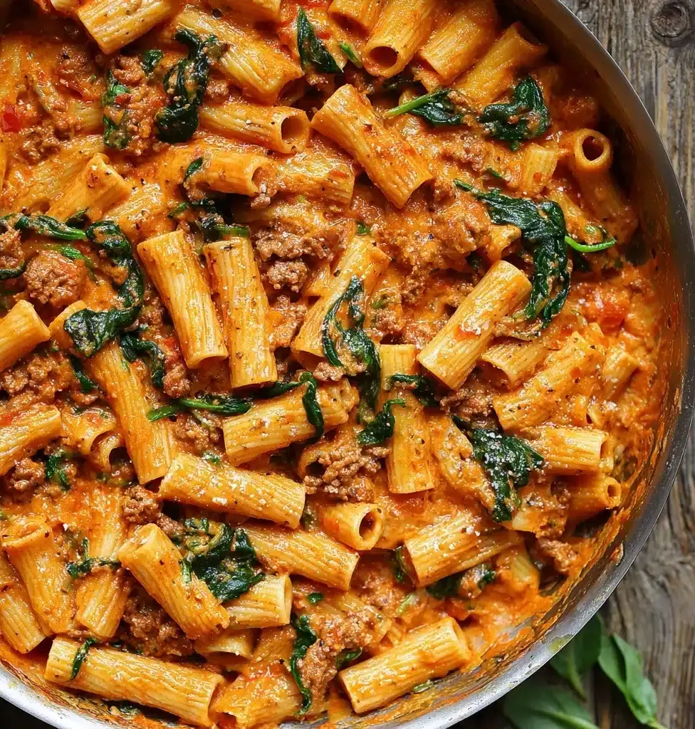 Creamy Sausage Rigatoni (One-Pot, 30-Minute Meal) Recipe