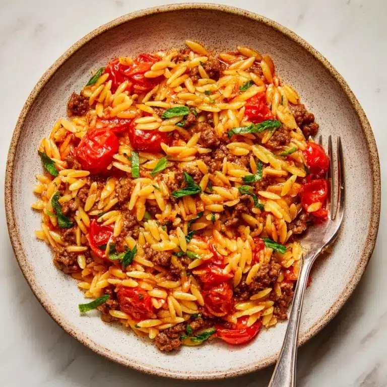 Delicious Ground Beef Orzo Recipe for Everyone Recipe
