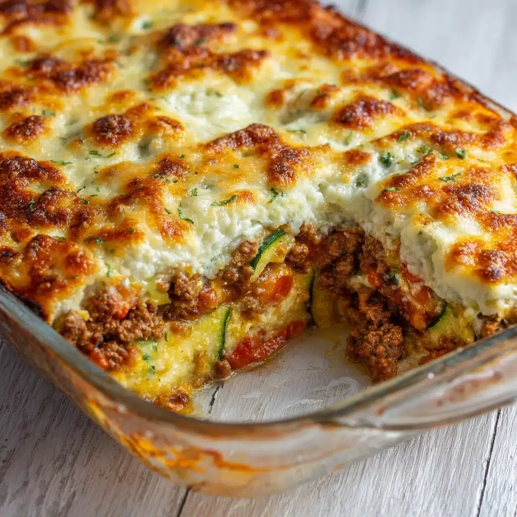 Ground Beef Zucchini Casserole Recipe
