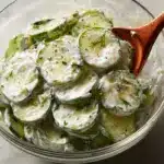 Creamy Cucumber Salad Recipe