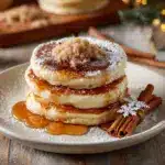 VANILLA CINNAMON BUTTERMILK PANCAKES Recipe