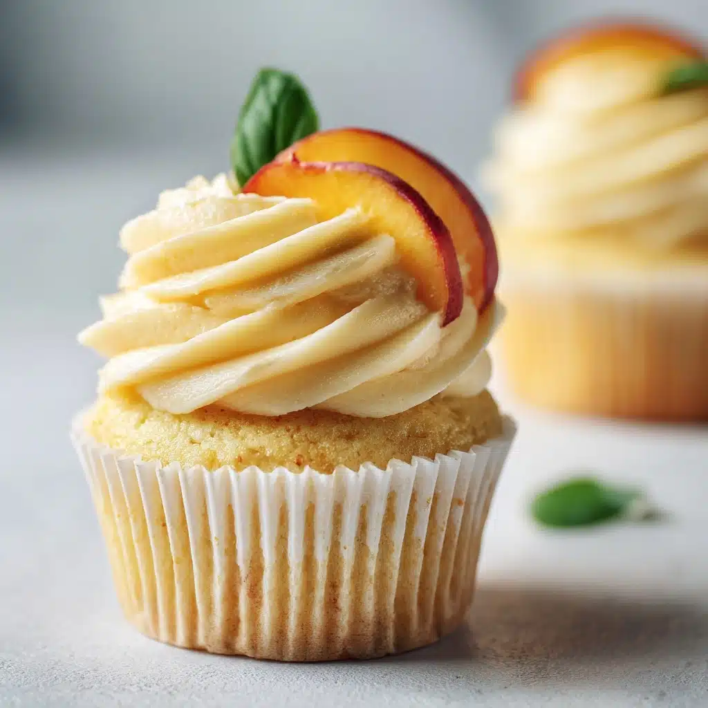 Honey Peach Cream Cheese Cupcakes Recipe