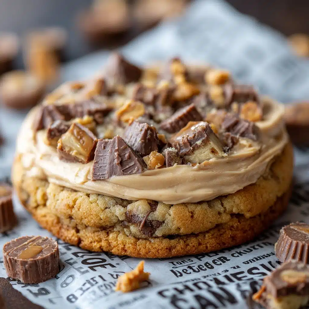 Thick Crumbl Peanut Butter Reese’s cookies Recipe