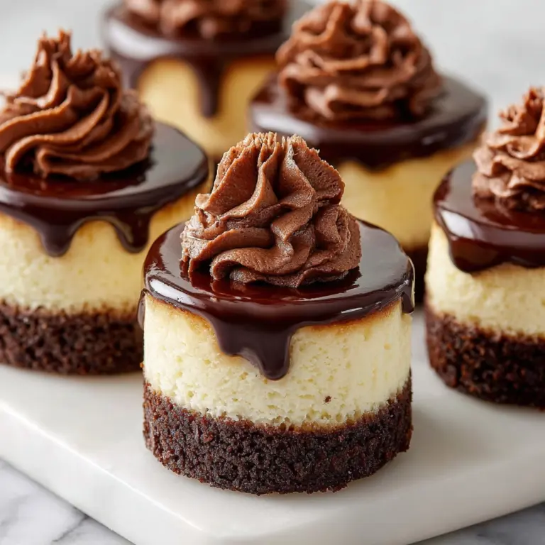 Mini Chocolate Cheesecake Bites Recipe