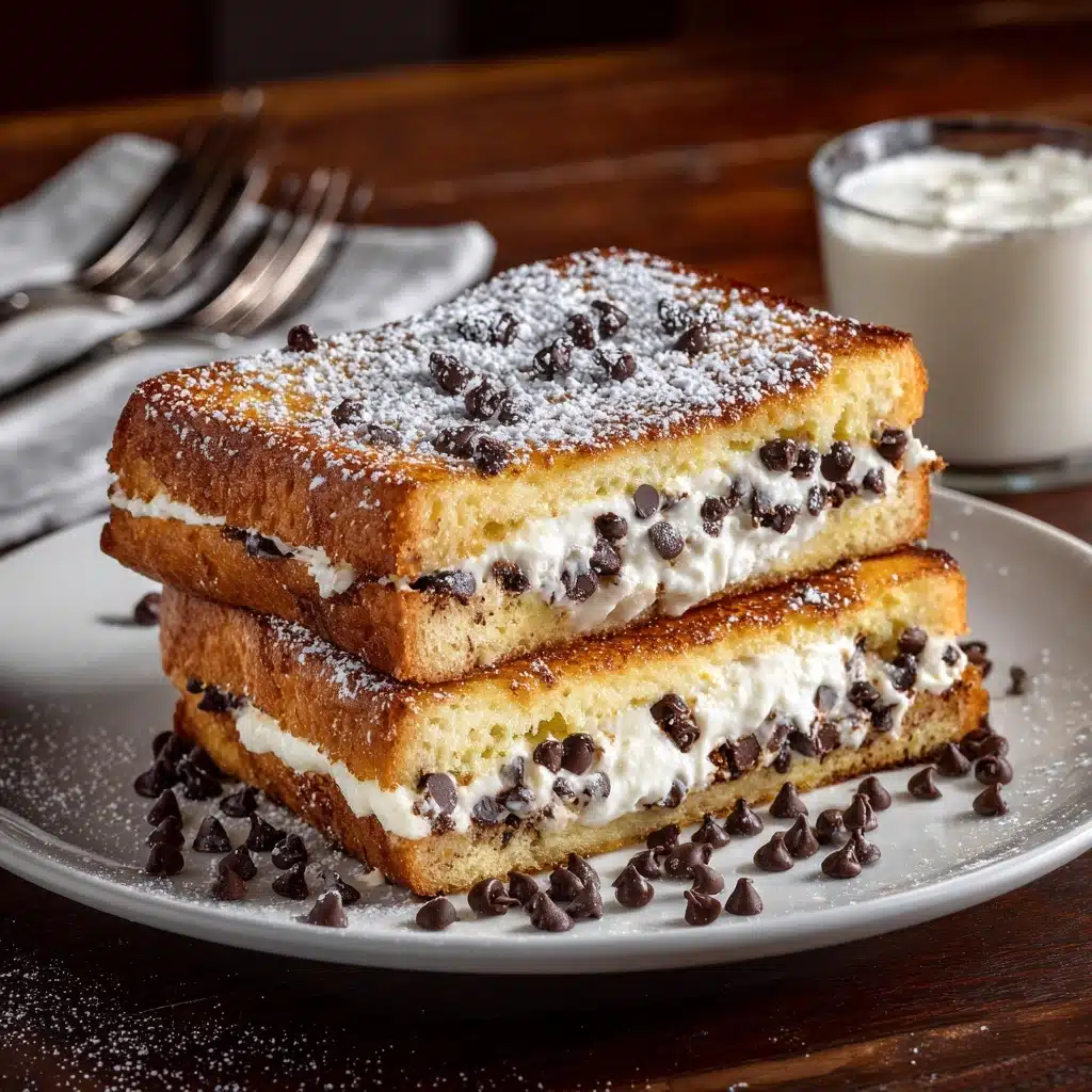 Decadent Cannoli Stuffed French Toast Recipe