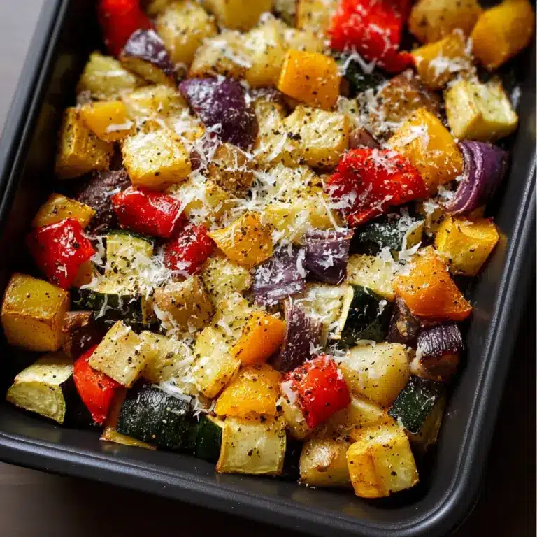 Roasted Vegetables with Parmesan CheeseIngredients Recipe
