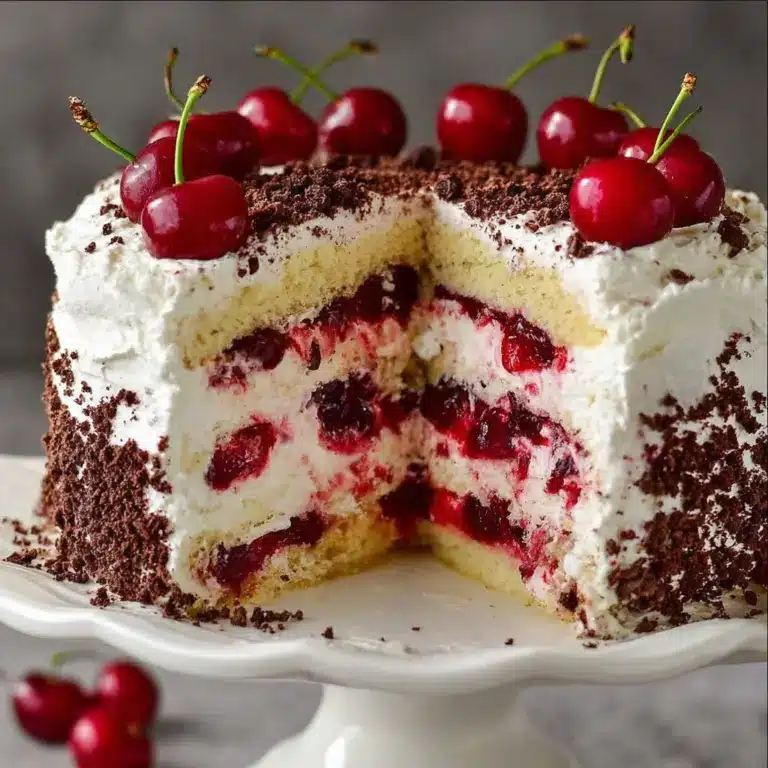 Russian Cherry Layer Cake Recipe