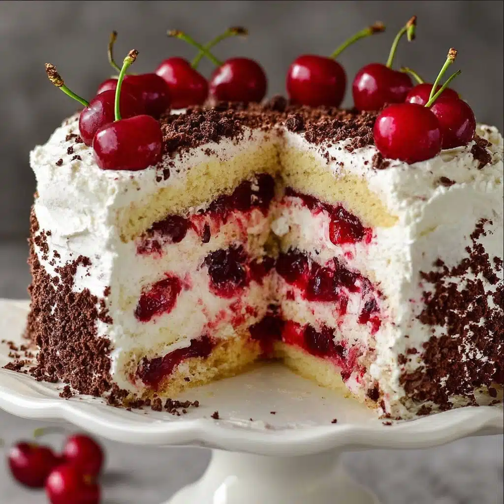 Russian Cherry Layer Cake Recipe - Recipe Image