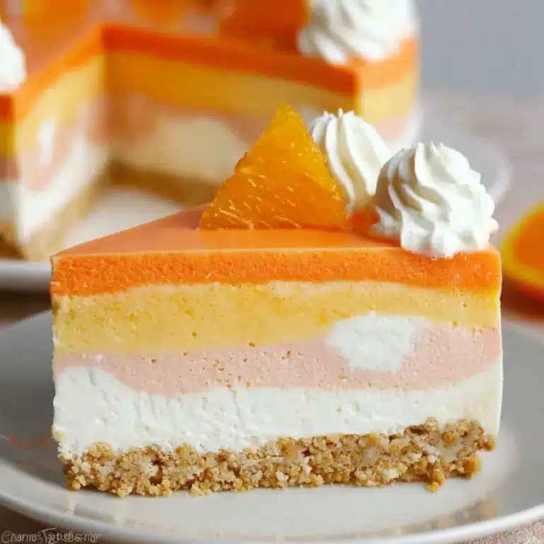 No-Bake Orange Creamsicle Cheesecake Recipe