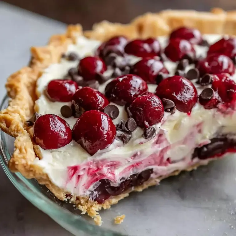 Cherry Chocolate Chip PieIngredients: Recipe