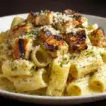 Garlic Butter Chicken with Rigatoni and Parmesan Recipe