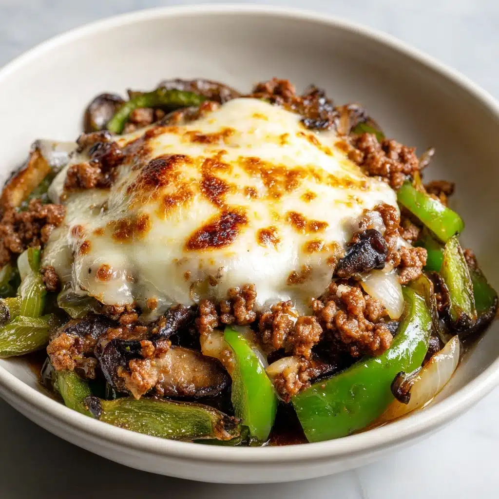 Philly Cheesesteak Bowls – Easy Low-Carb Dinner Idea Recipe - Recipe Image