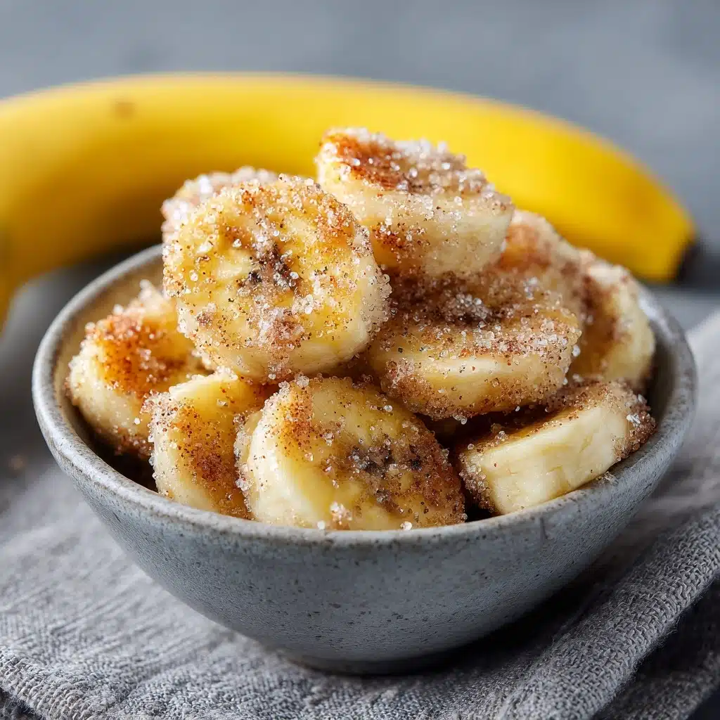 Cinnamon Sugar Air Fryer Banana Chips Recipe - Recipe Image