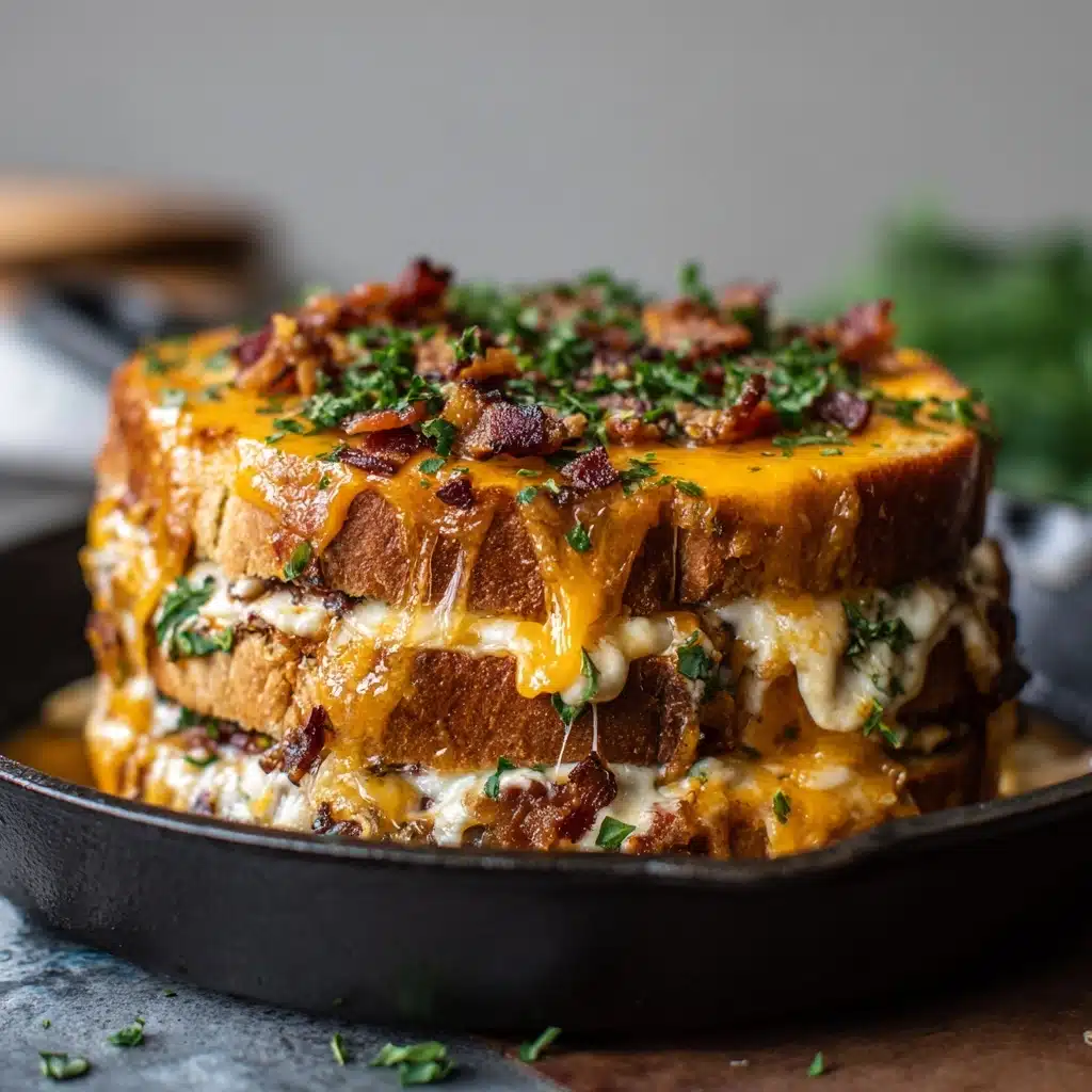 Cheddar and Bacon Turkey Melt on Sourdough Recipe - Recipe Image