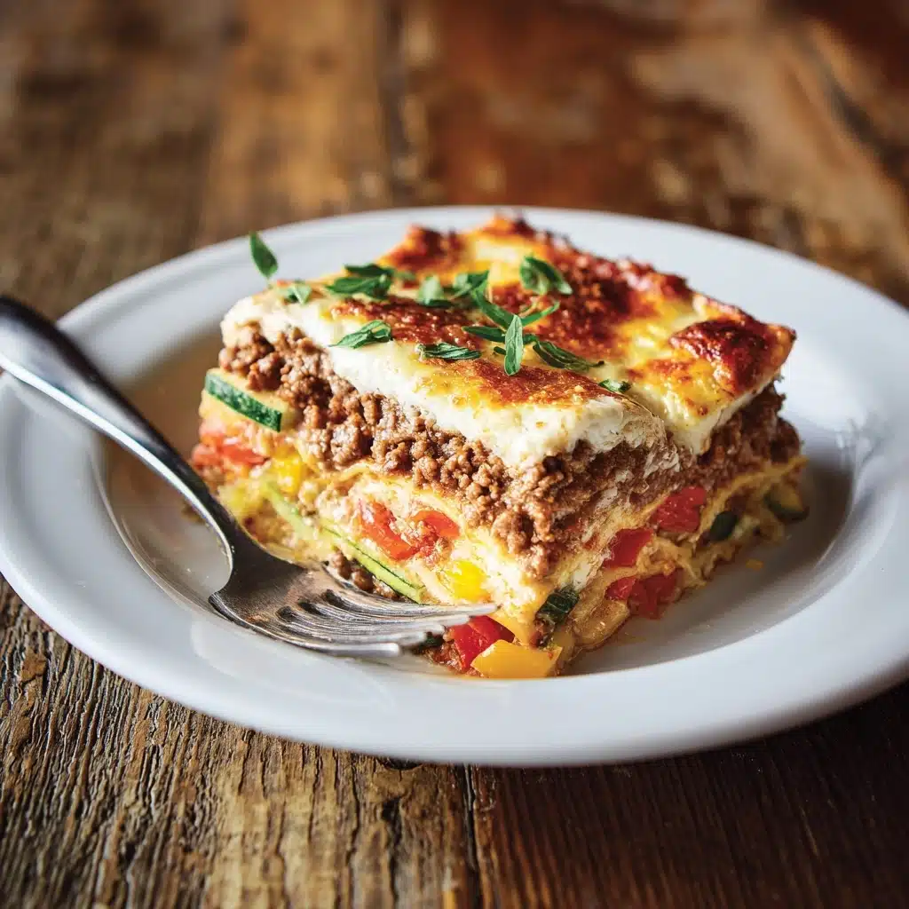 Ground Beef Zucchini Casserole Recipe - Recipe Image