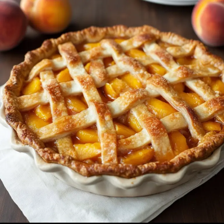 Perfect Peach Pie Recipe