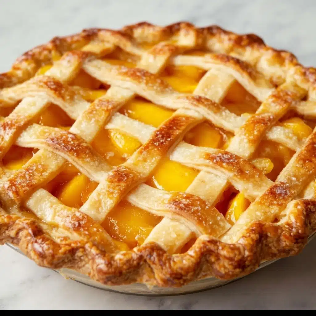 Perfect Peach Pie Recipe - Recipe Image