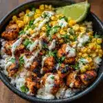Street Corn Chicken Rice Bowl Recipe