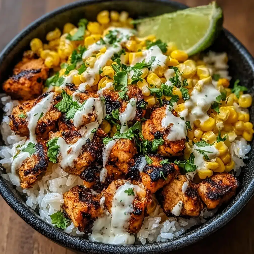 Street Corn Chicken Rice Bowl Recipe