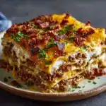 Cheesy Loaded Meatloaf Casserole Recipe