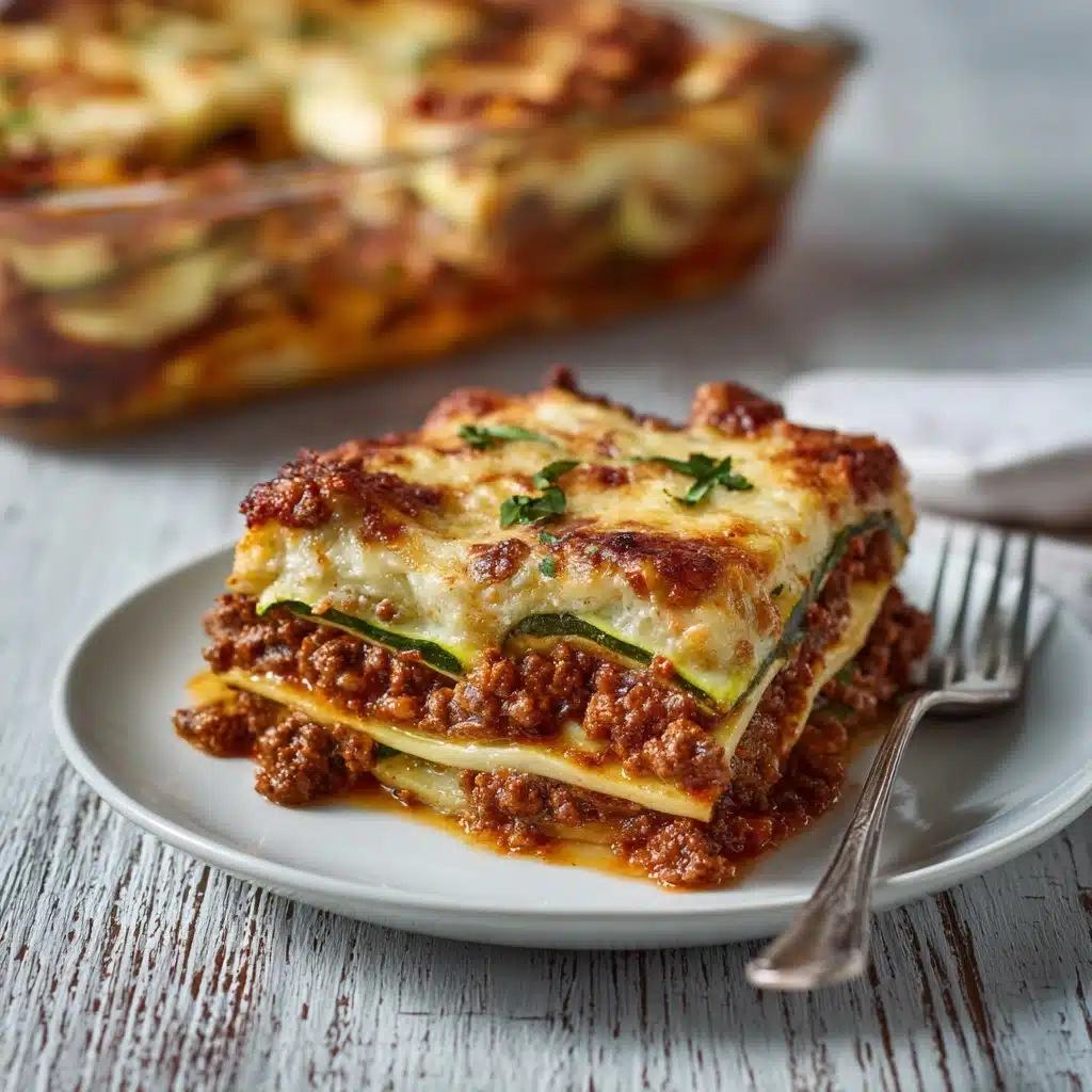 Ground Beef Zucchini Casserole Recipe - Recipe Image