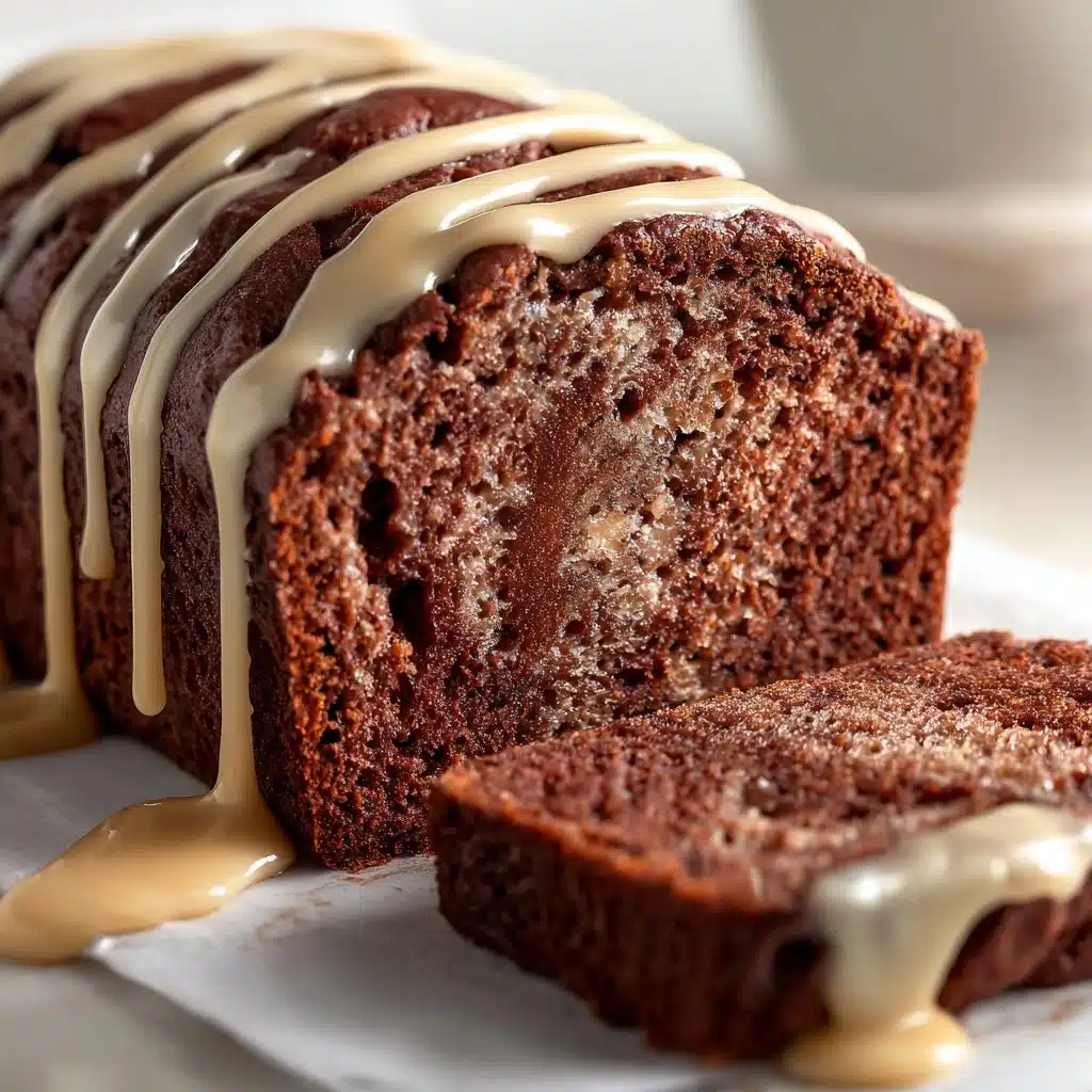 Chocolate Peanut Butter Banana Bread Recipe - Recipe Image