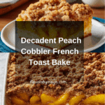 Peach Cobbler Baked French Toast Recipe