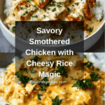 Creamy Smothered Chicken and Rice Recipe
