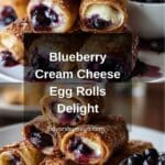Blueberry Cream Cheese Egg Rolls Recipe