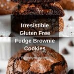 Gluten Free Fudge Brownie Cookies Recipe