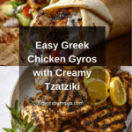 Greek Chicken Gyros with Tzaziki Recipe