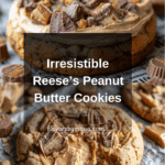 Thick Crumbl Peanut Butter Reese’s cookies Recipe