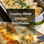 Creamy White Chicken Enchiladas Recipe